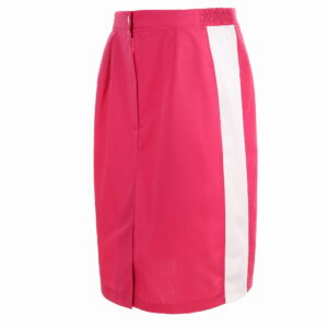 Spódnica medyczna BE1 róż z lampasem - obrazek 1