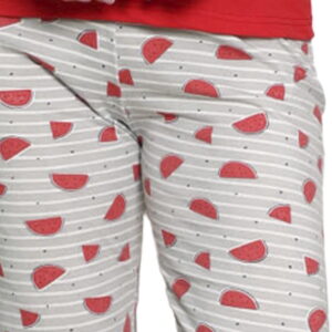 Piżama damska ARBUZ czerwony - obrazek 4